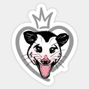 Possum and heart Sticker